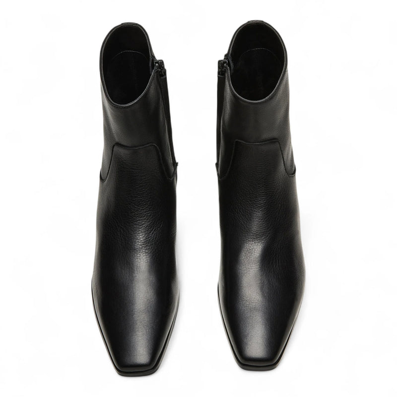 Dusty Square Toe Suede Ankle Bootie - BOOTIES