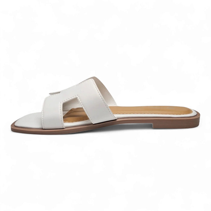 Elio H Band Slide - White