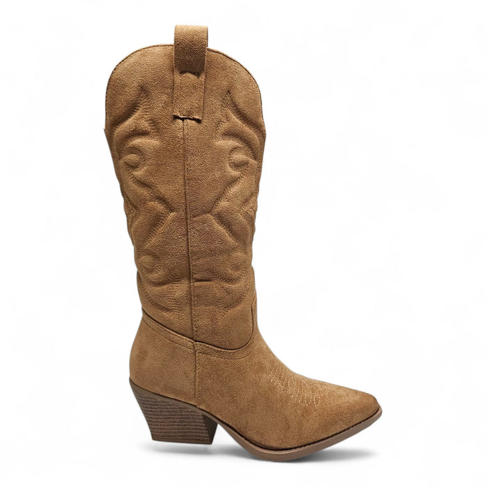 Elk Country Girl Charm Cowgirl Boot - Camel