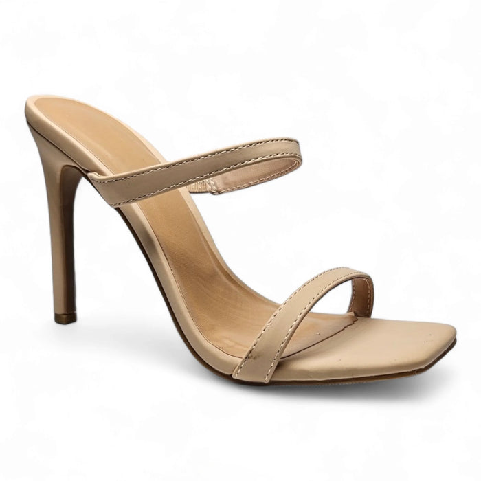 Evermore Double Strap Stiletto - Nude