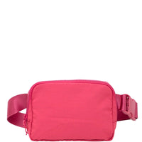 Bright pink Everywhere Belt Bag with adjustable strap for stylish convenience