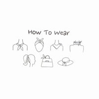 Guide on how to wear a Chic Neckerchief Floral Scarf with stylish options