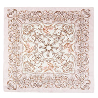 Floral Leaf Vines Pattern Scarf - Pink - SCARVES