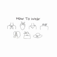 Guide on how to wear a Chic Neckerchief Floral Scarf with stylish options