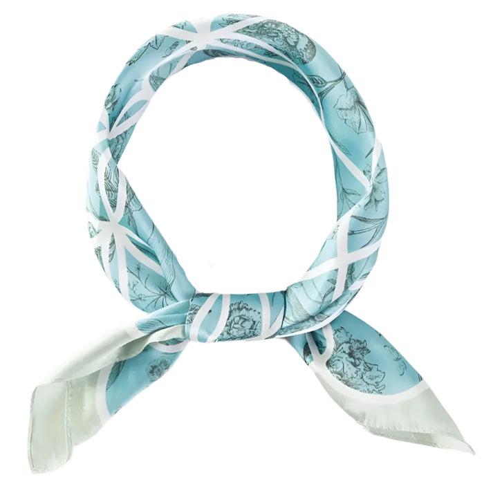Floral Line Pattern Scarf - SCARVES