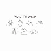 Guide on how to wear a Chic Neckerchief Floral Scarf with stylish options
