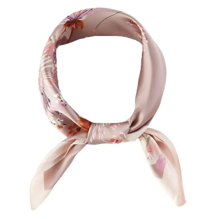 Floral headscarf on a white background