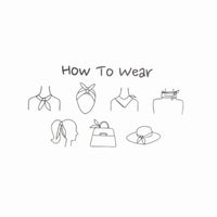 Guide on how to wear a Chic Neckerchief Floral Scarf with stylish options