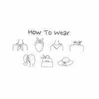Guide on how to wear a Chic Neckerchief Floral Scarf with stylish options