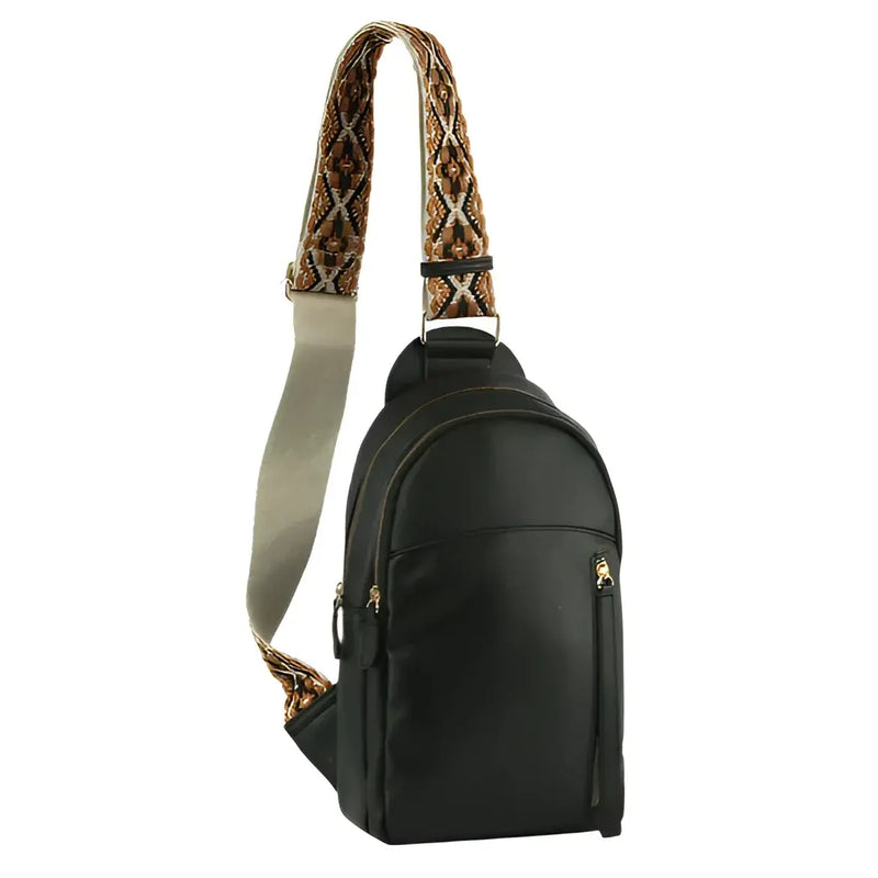 Guitar Strap Sling Bag - Black - BAGS