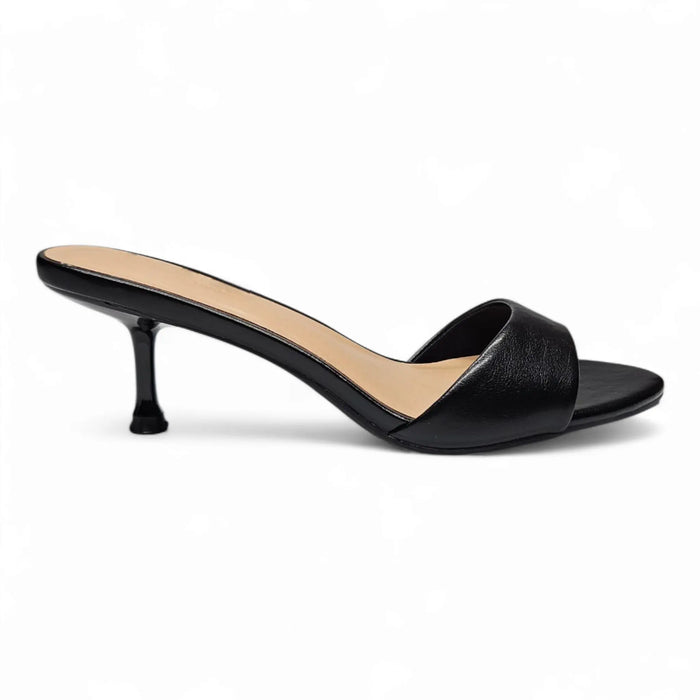 Jazzy Single Band Kitten Heel - Black / 5.5 - HEELS