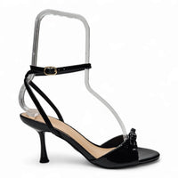 Joy Wide Band Bow Heels - Black / 5.5 - HEELS