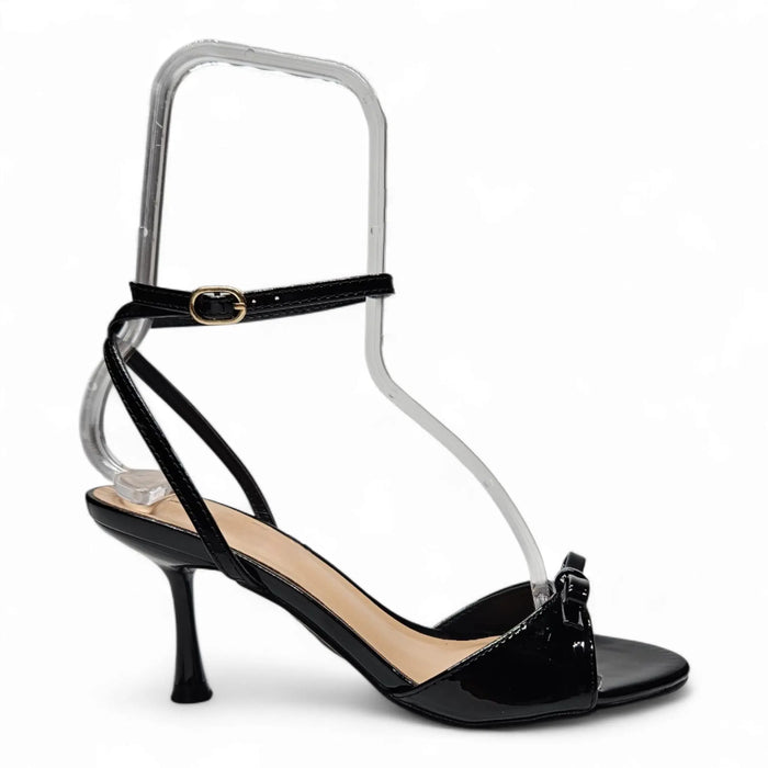 Joy Wide Band Bow Heels - Black / 5.5 - HEELS