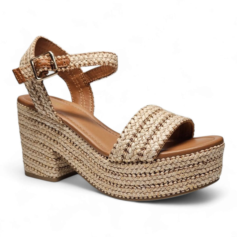 Jute Platform Castle Wedge - PLATFORM & WEDGES