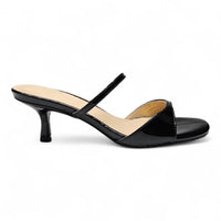 Keep One Band With Instep Slide Kitten Heels Black / 5.5 HEELS
