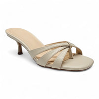 Keep Strappy Thong Kitten Heel Mule Sandals HEELS