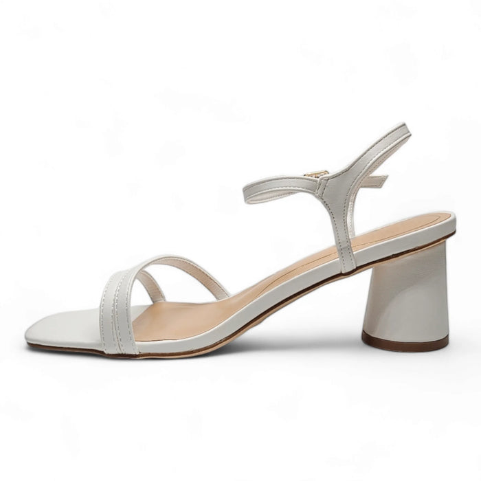 Kind Cylinder Chunk Heel - White
