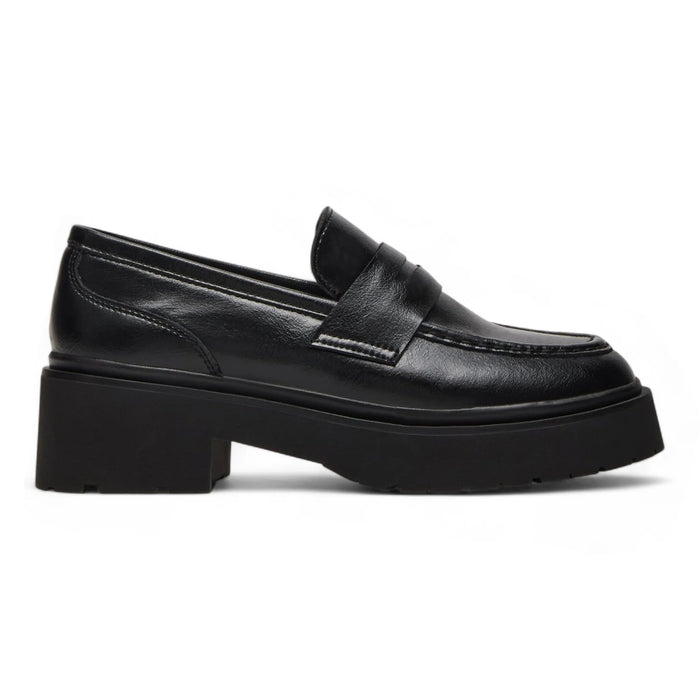 Langsten Sleek Platform Lug Loafer - Black / 6 - MULES & LOAFERS