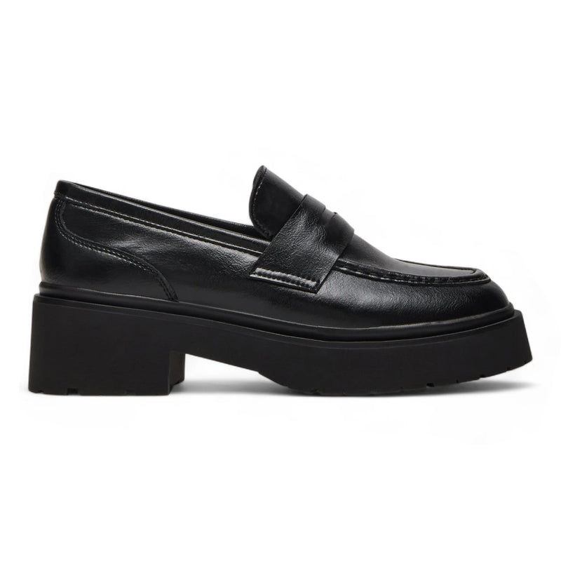 Langsten Sleek Platform Lug Loafer - Black / 6 - MULES & LOAFERS