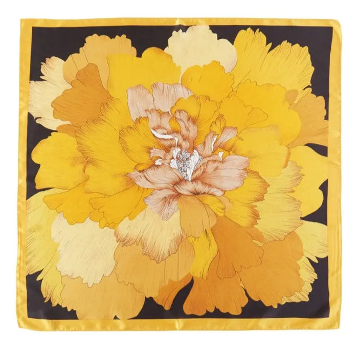Large Blooming Flower Print Scarf - Multi - SCARVES