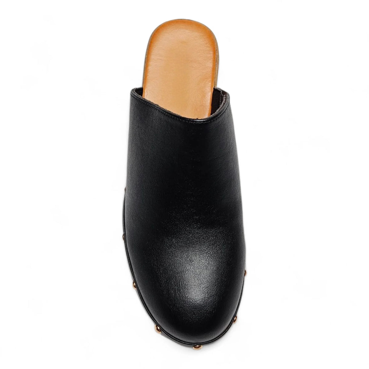 Lumber Wood-bottom Clog Heels - MULES & LOAFERS