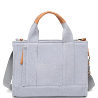 Minimalist Design Alana Satchel Bag - Blue - Shoulder Bags