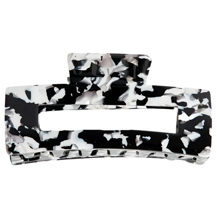 Multi Color Rectangle Hair Claw Clips