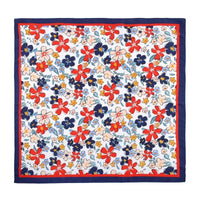 Multi Flower Print Bandana Scarf - SCARVES
