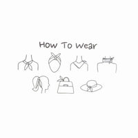 Guide on how to wear a Chic Neckerchief Floral Scarf with stylish options