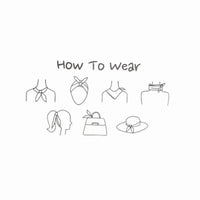 Guide on how to wear a Chic Neckerchief Floral Scarf with stylish options