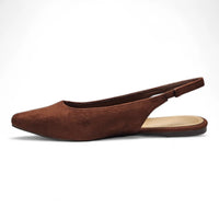 Nior Elegance Snip Toe Slingback Flat