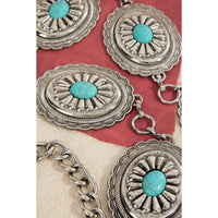 Ornate Single Stud Hoop Chain Belt