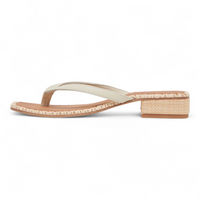 Barty Woven Block Heel Slip-On Sandals