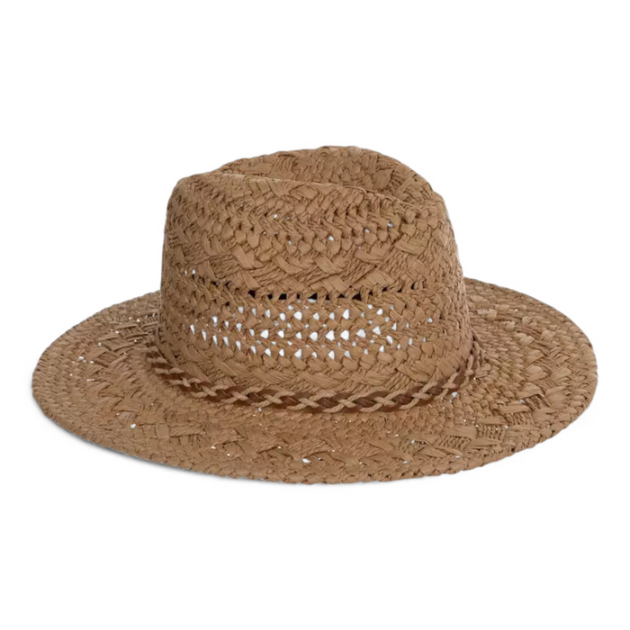 Del Mar Straw Hat With Rope Buckle