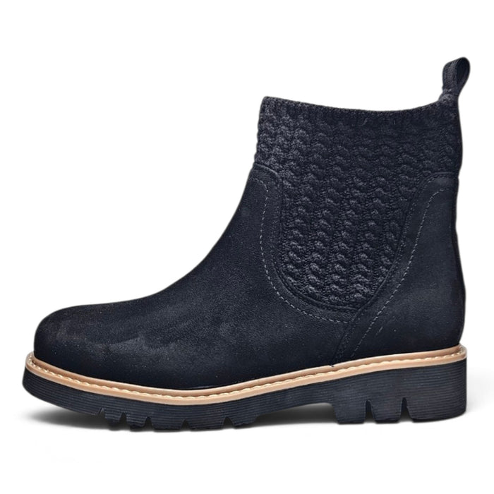 Corkys Keep Me Warm Comfy Bootie - Black Suede