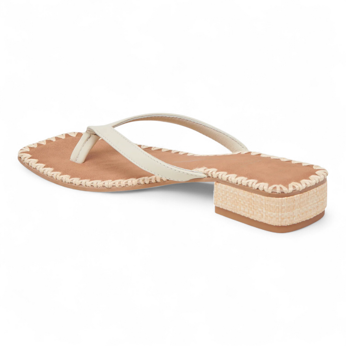 Barty Woven Block Heel Slip-On Sandals
