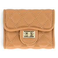 Quilted Turn -Lock Wallet