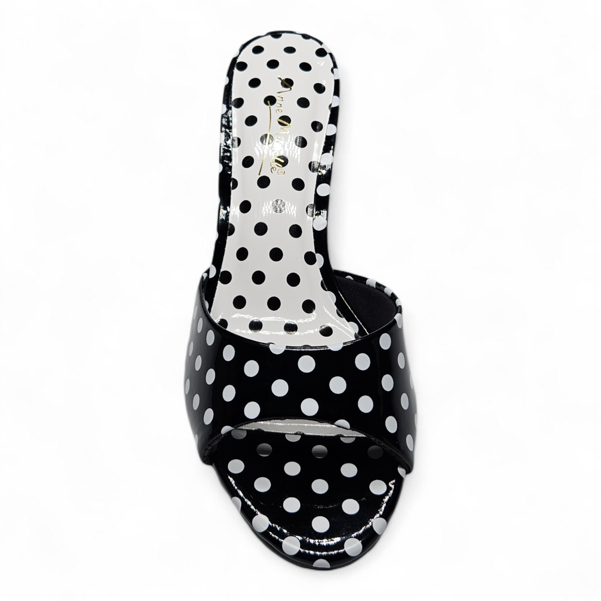 Paris One Band Open Toe Mule Heels