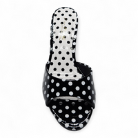 Paris One Band Open Toe Mule Heels