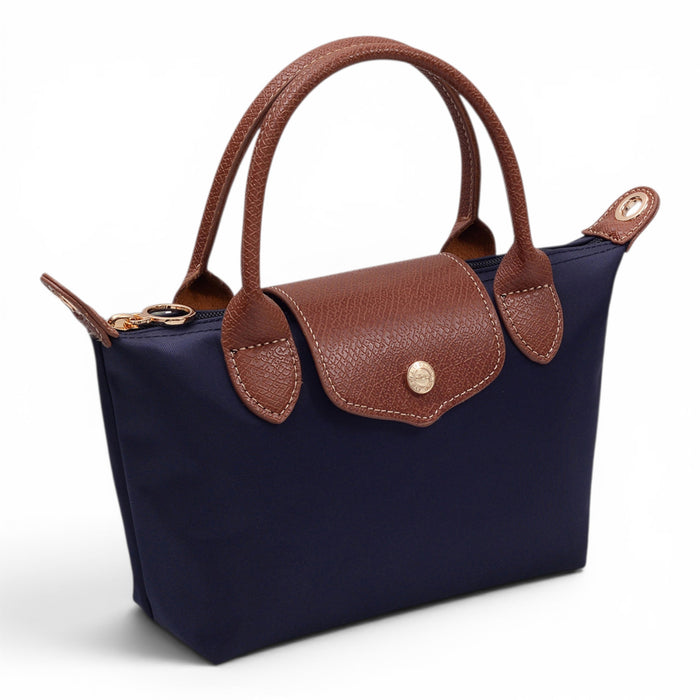 Medium Luxe Top Handle Crossbody Bag - Navy