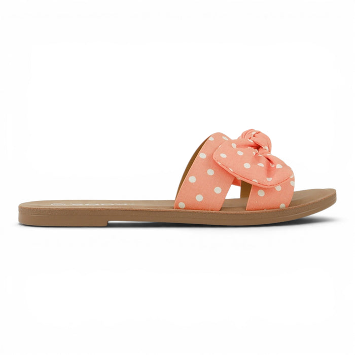 Harper Bow Slide Sandal - Pink