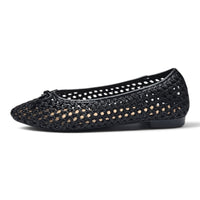 Breezy Woven Ballet Flats