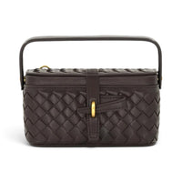 Elena Woven Box Handle Bag