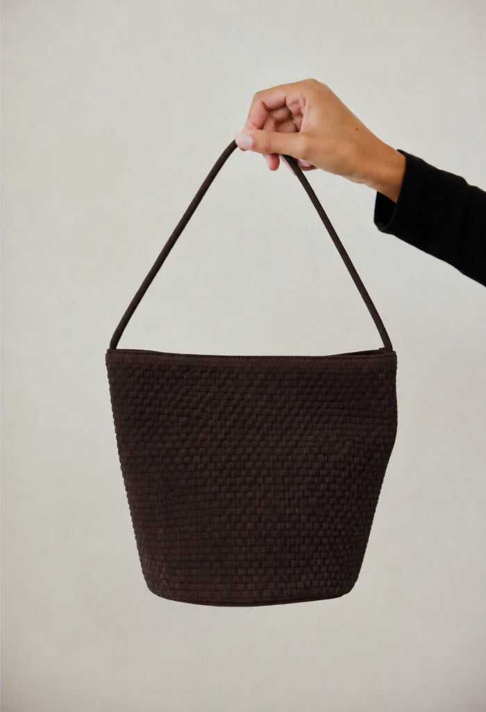 Matisse Leather Vancouver Bucket Bag - Chocolate