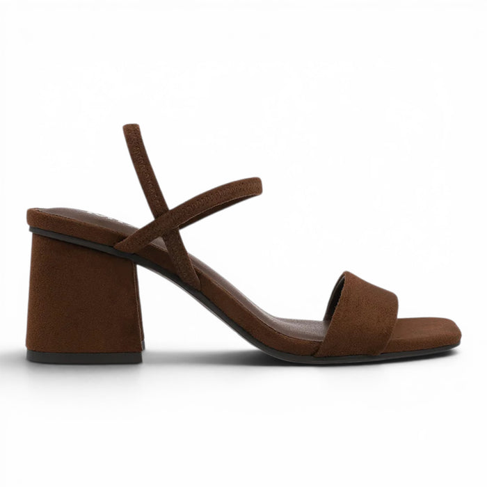 Zissy Classic Block Heel - Chocolate