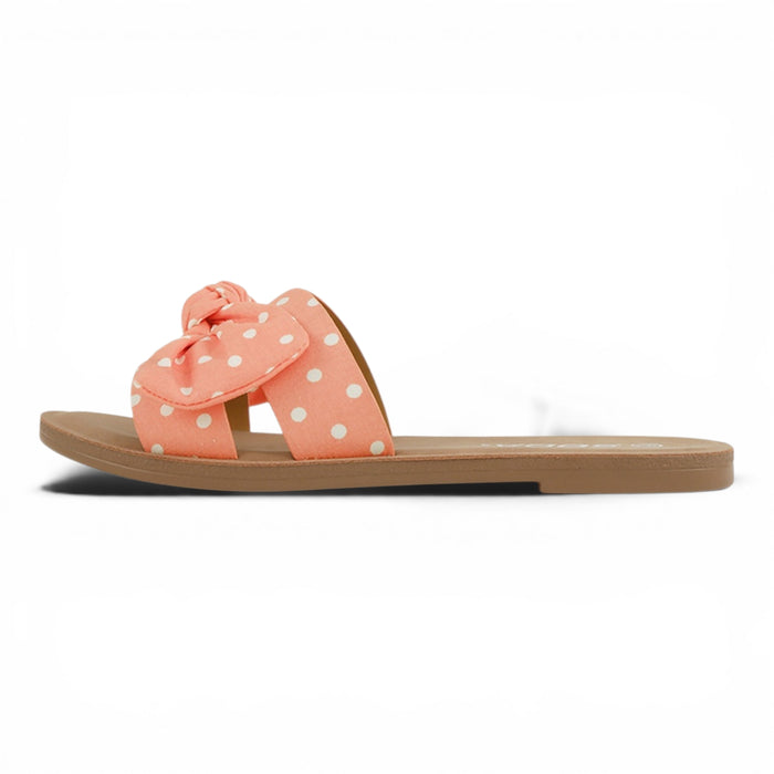 Harper Bow Slide Sandal - Pink