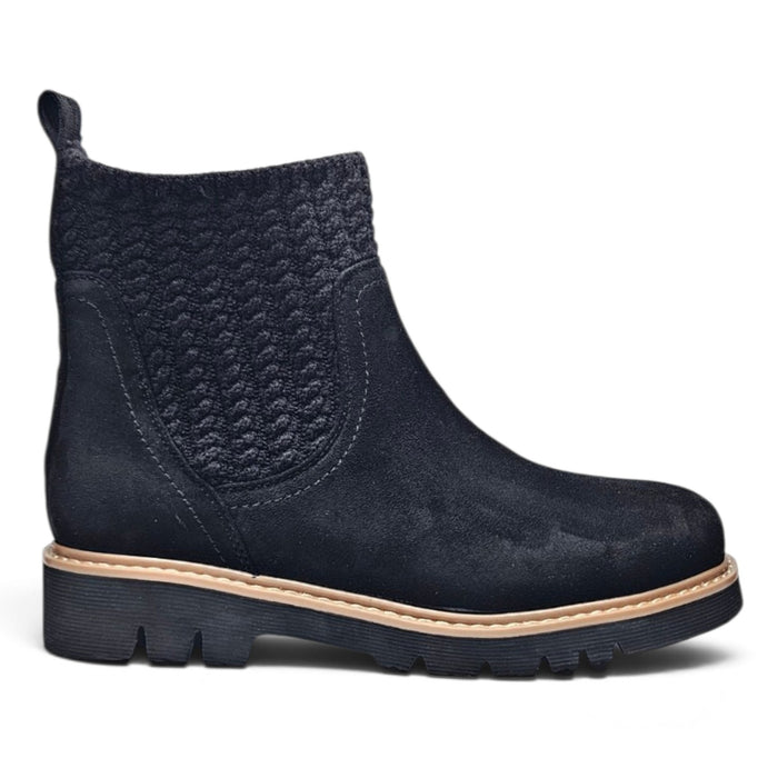 Corkys Keep Me Warm Comfy Bootie - Black Suede