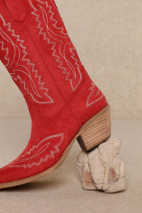 Tessa Mid-calf Western Cowgirl Boot