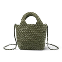 Braided Crossbody Bag With Pouch