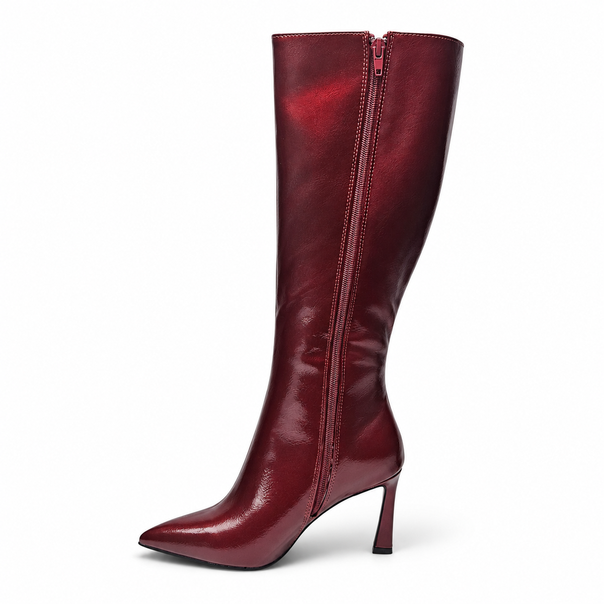 Sloane Pointed Toe Stiletto Knee High Boot
